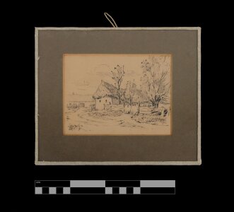 Nástěnná kresba od Zdenky Braunerové